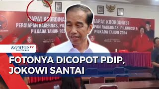 Hubungan Memanas, Foto Jokowi di Kantor DPD PDIP Sumut sempat Dicopot