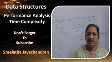 DS-04  Data Structures-Performance Analysis- Time Complexity |For KTU ,BCA and MCA students  |
