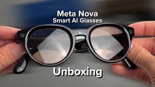 Meta Nova Smart Glasses frame unboxing