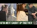 Mert Ramazan Demir and Afra Saraçoğlu Caught Up Together