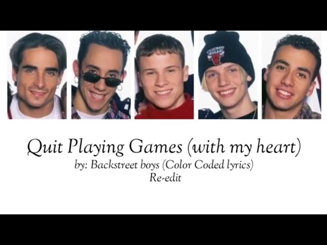 martodesigns - Quit Playing Games With My Heart Backstreet