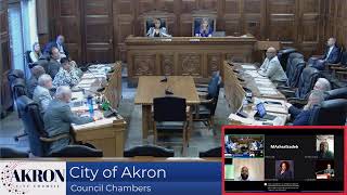 City of Akron Council Committee Meetings - 06.09.2025