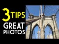3 SUPER EASY PHOTOGRAPH TIPS for ABSOLUTE BEGINNERS - Make Your Art Photos Amazing