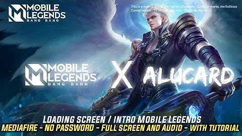 Alucard X Mobile Legends | Loading Screen Intro Mobile Legends