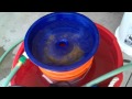 Blue Bowl Gold panning