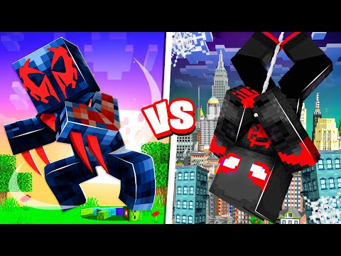 Örümcek Adam - Örümcek Evreni Şans Blokları! - Minecraft