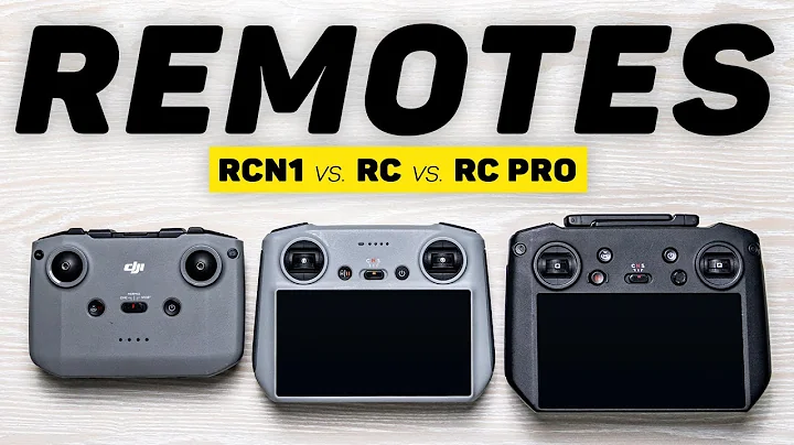 Which is The Best DJI Remote? (RCN1 vs. RC vs. RC Pro)