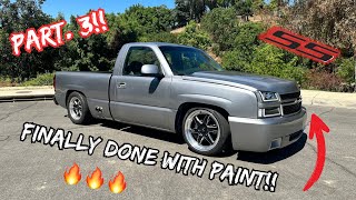 PAINTING MY CAMMED SINGLE CAB SILVERADO!!! (PART.3)