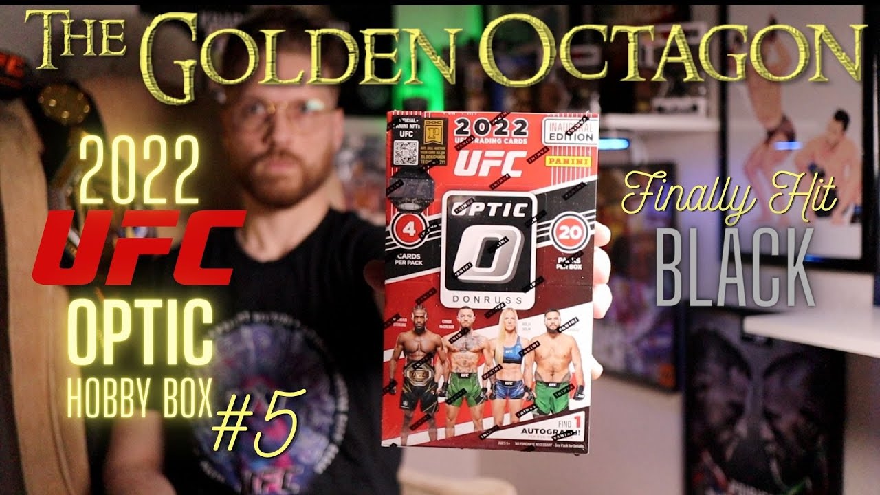 FINALLY! | 2022 Panini UFC Optic Hobby Box Rip #5 | Voices of the Octagon Auto & BLACK! | TGO