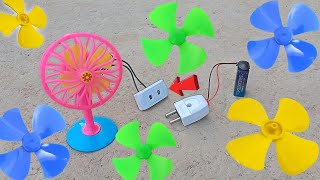 Simple Mini Fan Project Using Battery | DIY Science Experiment At Home // Shahid Creater