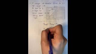 A Rectangle With Dimensions 21.6 12 Has A Right Triangle With A Base 9.6 Plainmath