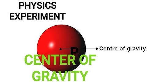 CENTER OF GRAVITY #physicsexperiment #science #experiment #howto