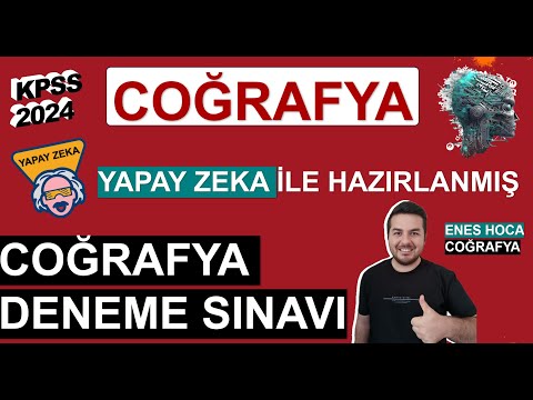 Yapay Zeka İle Hazırlanmış - COĞRAFYA DENEME SINAVI I Enes Hoca I