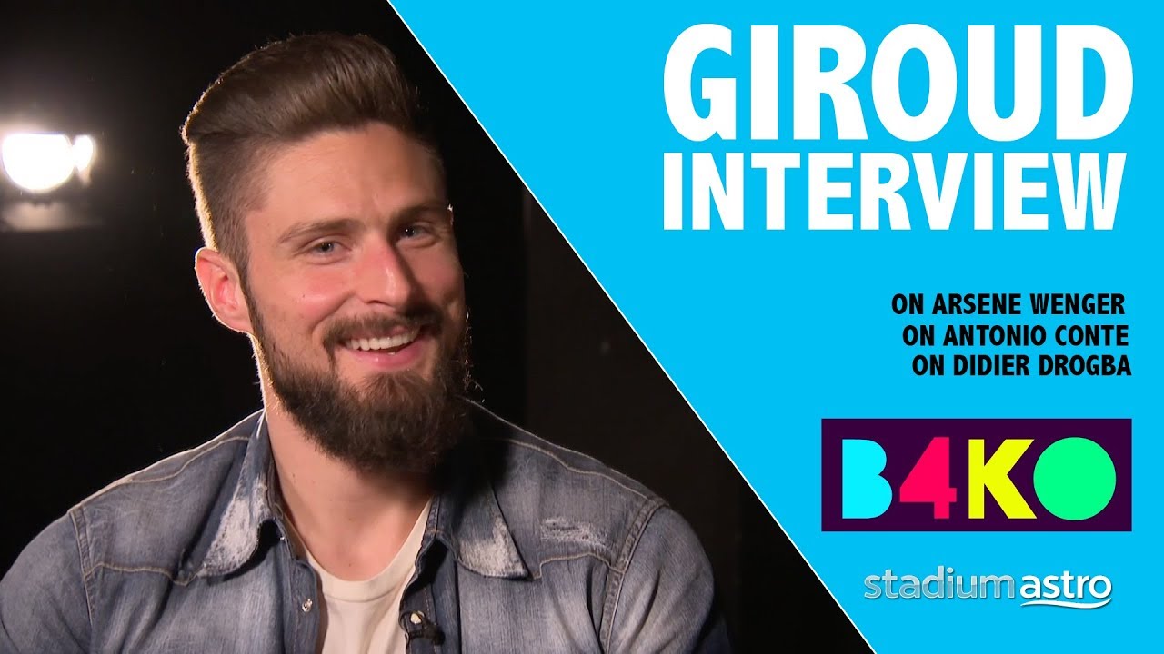 Giroud comparing Wenger and Conte | B4KO Exclusive | Astro SuperSport container