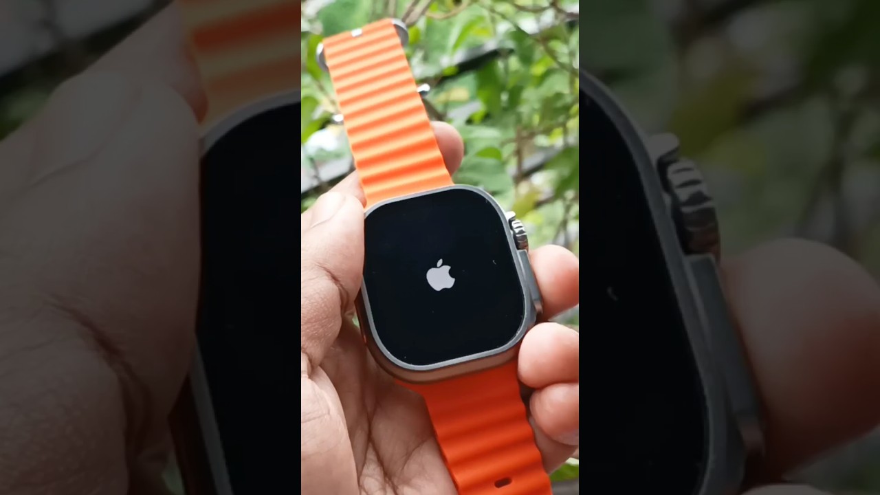 Apple Smartwatch Ultra Superfast Clone apple logo 