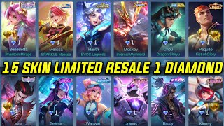 15 Skin Limited Resale Shop Bisa Di Beli Pakai Promo Diamond Harga 1 Dm Mobile Legends 2026