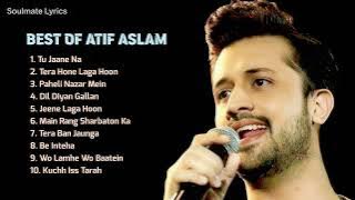 💕 Atif Aslam Romantic Jukebox | Top 10 Love Songs | Tera Hone Laga Hoon, Tu Jaane Na, Be Intehaan