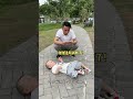 The cute baby is lying on the groundbut dad plays games funny baby cute comedy cutebaby smile