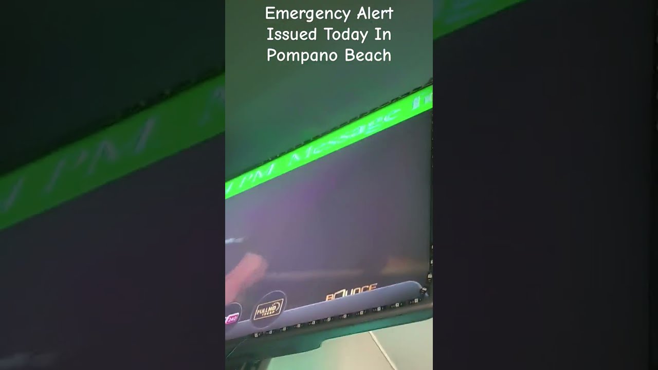 Emergency Alert Issued Today On The TV April 30th 2025 
