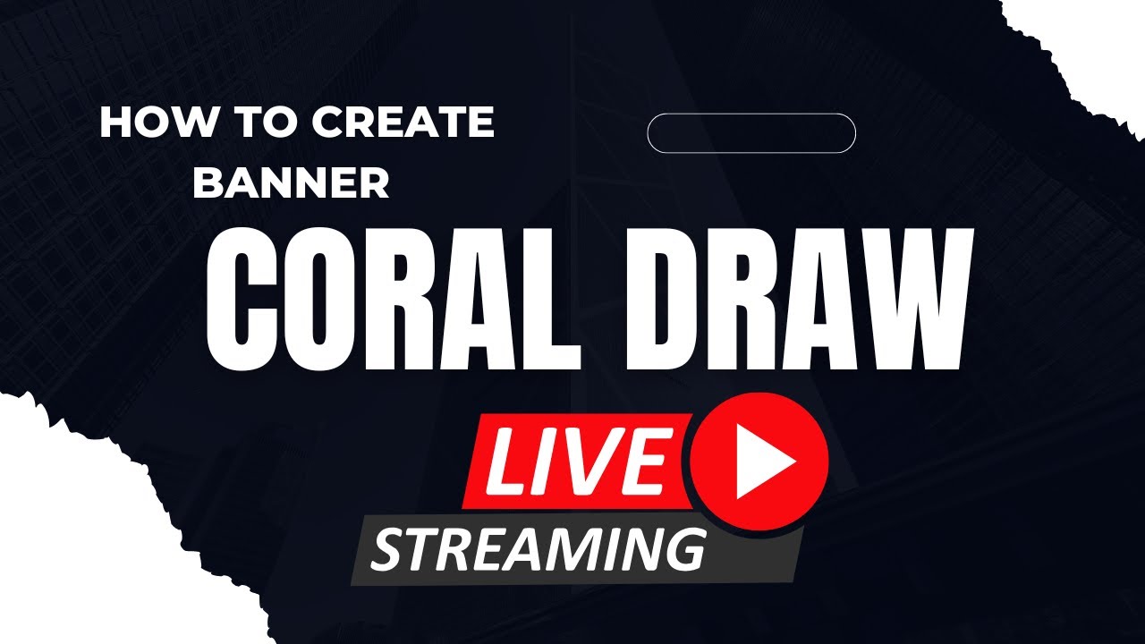 Coral Draw Banner Designing live