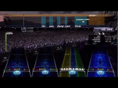 [Rock Band 3 Custom] "Gangnam Style" by PSY (Full Band, HD)