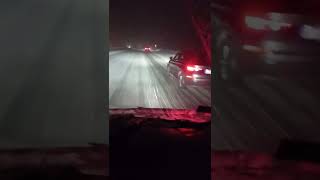 Iveco Daily On Snowy Highway