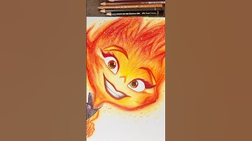 Learn to Draw Ember Lumen from Elemental in Simple Steps!