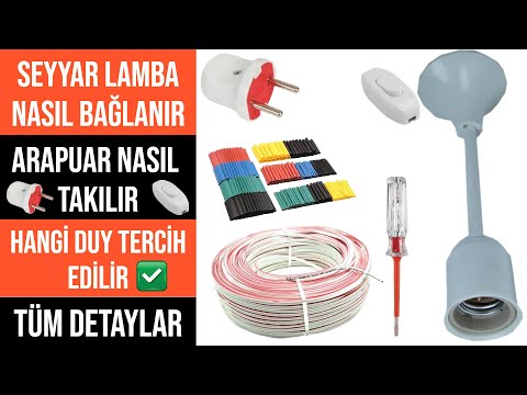 seyyar lamba nasıl takılır - arapuar nasıl bağlanır - çıtçıt düğme bağlantısı