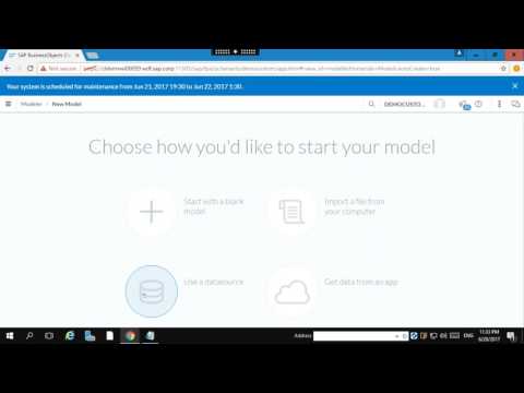 SAC Quick Demo Live Connection to SAP BW