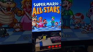 SUPER NINTENDO SNES STARTUP 2026 Mario All Stars ⭐️ #snes  #mario  #retrogaming