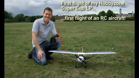 Hobbyzone Super Cub LP First Flight of any RC Plane
