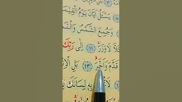 سورة القيامة الأية 10 إلى 19 بصوت سعد الغامدي