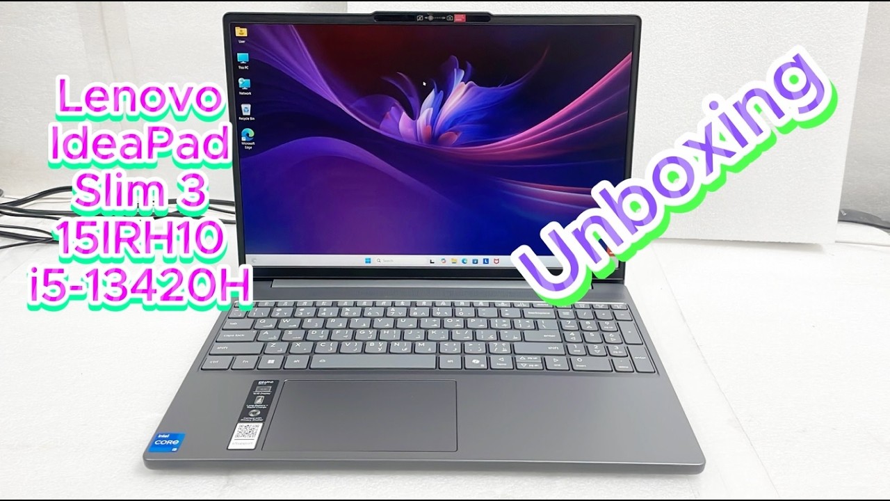 Lenovo IdeaPad Slim 3 15IRH10 i5-13420H Unboxing | 83K100GDAX 