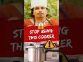 Stop Using Aluminium Cooker! 🛑 Switch to Stainless Steel Now!  #shorts