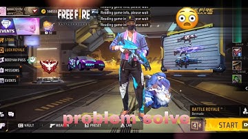 Reading Game Info, Please Wait 🙏😱😭-Garena Free Fire