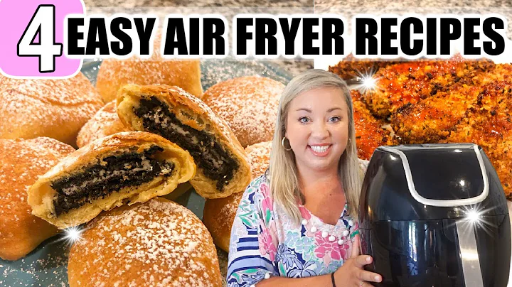 4 EASY AIR FRYER RECIPES | BREAKFAST, LUNCH, DINNE...