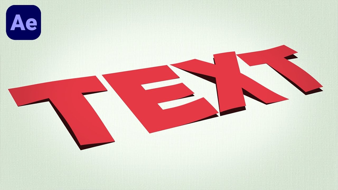 Creative Text Animation in After Effects - YouTube