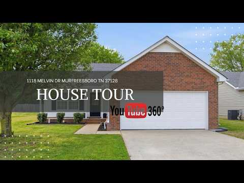1118 Melvin Dr, Murfreesboro, TN home video tour