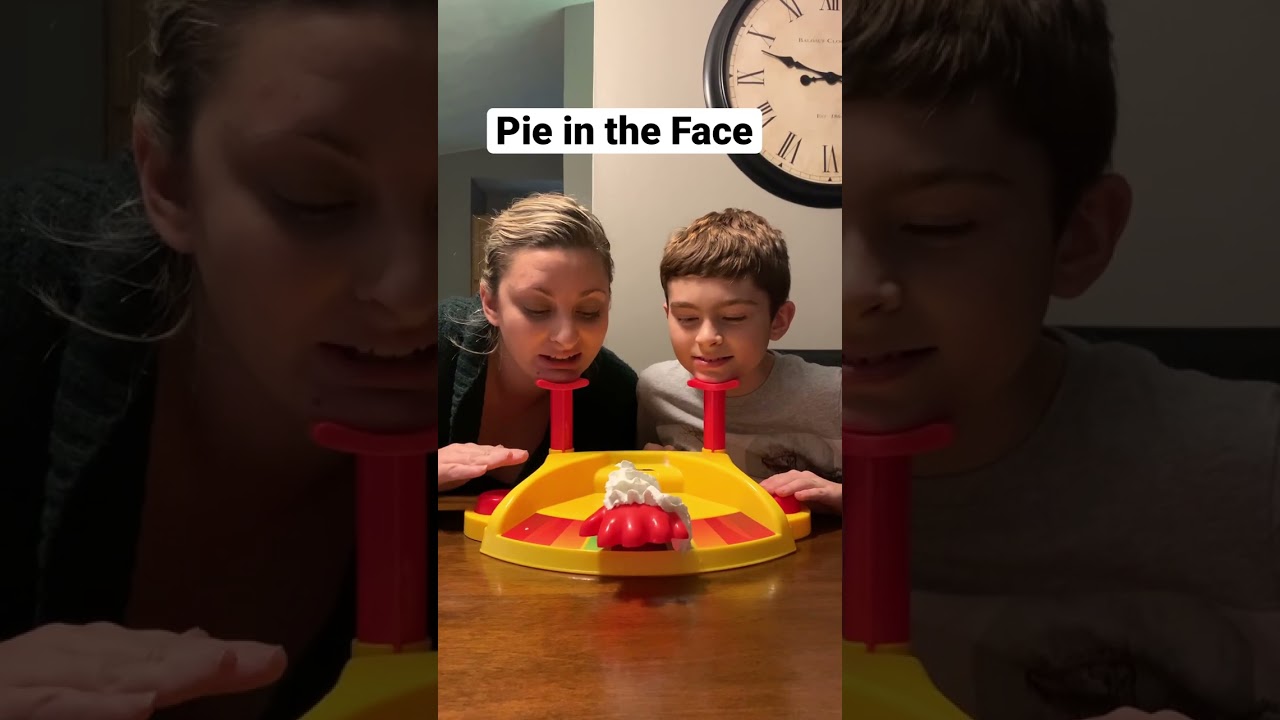 the mobile casino Playing Pie in the Face game! shorts fun