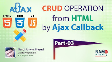 Crud Operation from HTML page in Oracle Apex by ajax callback (part-3)