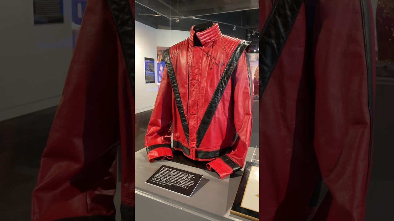 Michael Jackson Thriller Music Video Jacket In Person at The Grammys Museum in LA #music #thriller