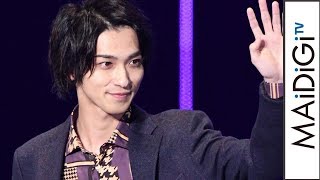 横浜流星、地鳴りのような大歓声　舌ペロ、おどけた表情も…　TGC初ランウエーに女子熱狂！