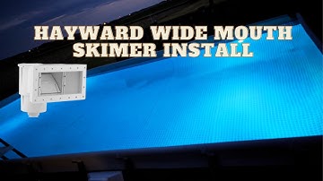 Above Ground Pool Skimmer Install