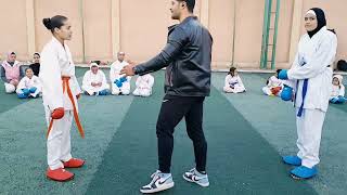 تعليم الكراتيه -كوميتية - teaching karate class