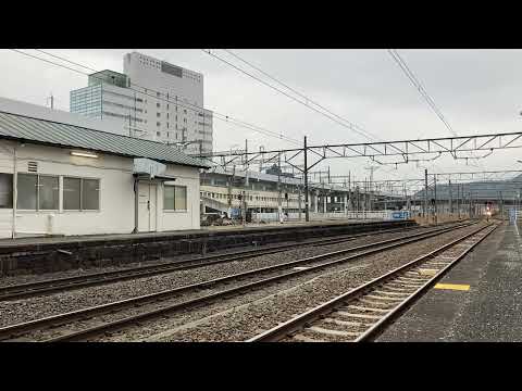 E653系臨時快速 福島駅入線2