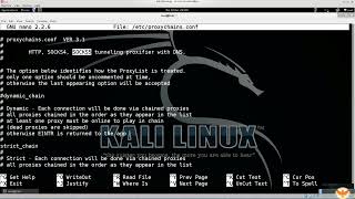 Proxy-chins Configure Kali Linux Part -1