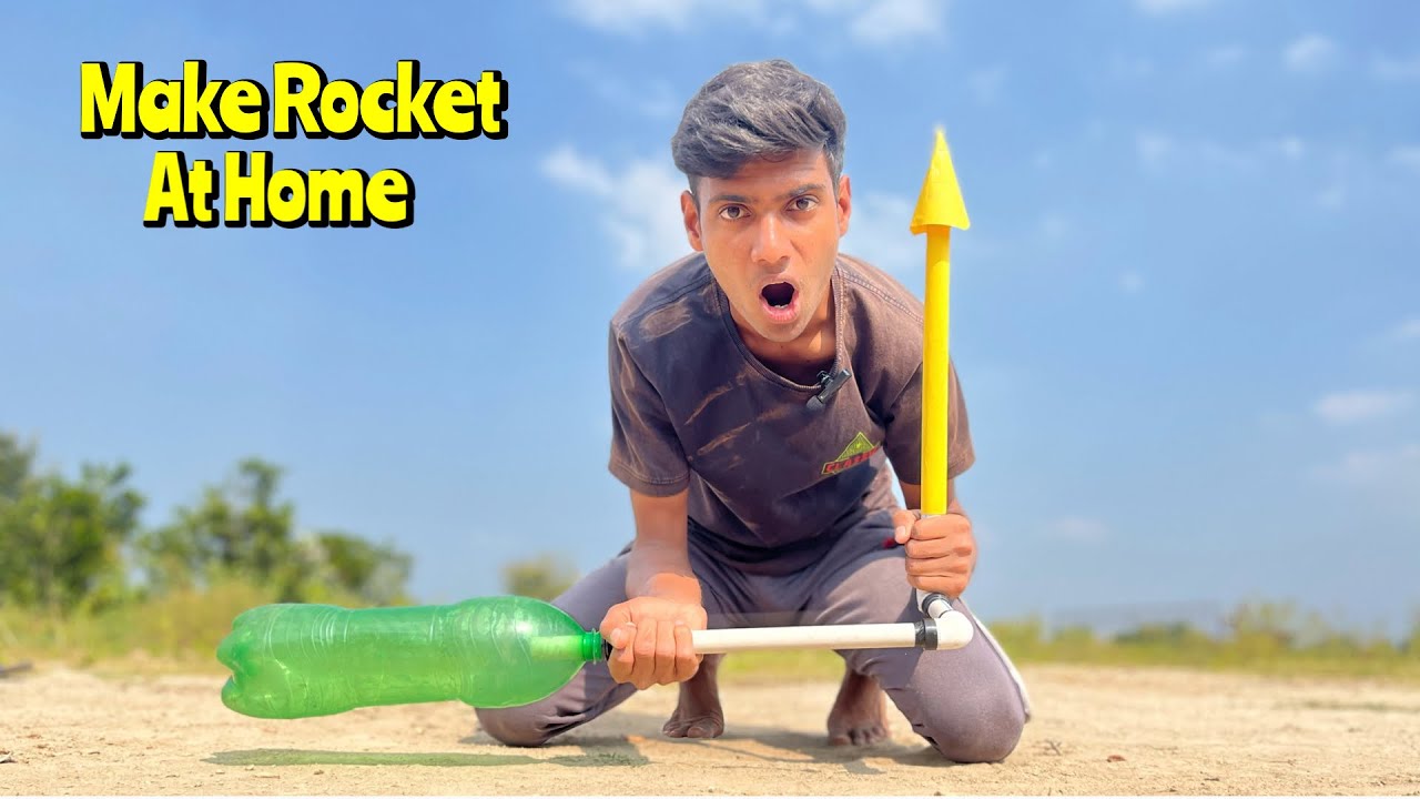 How To Make Rocket At Home - Super Easy | Rocket kaise Bnaye | Easy ...
