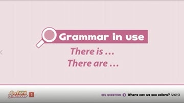 THERE IS / THERE ARE Oxford Discover 1 Unit 3 Grammar in Use