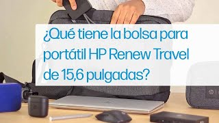 Bolsa para portátil HP Renew Travel de 15,6 pulgadas | Bolsillos, compartimentos y accesorios