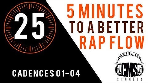 Cadences 01-04 - 5 Minutes To A Better Rap Flow - ColeMizeStudios.com